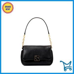 Smooth Leather Small Crossbody Bag with Adjustable Strap, Fits iPhone Max